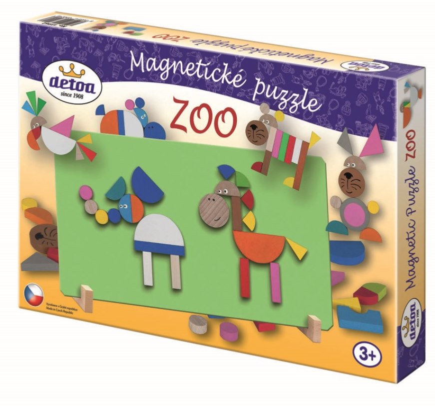 Magnetické puzzle ZOO