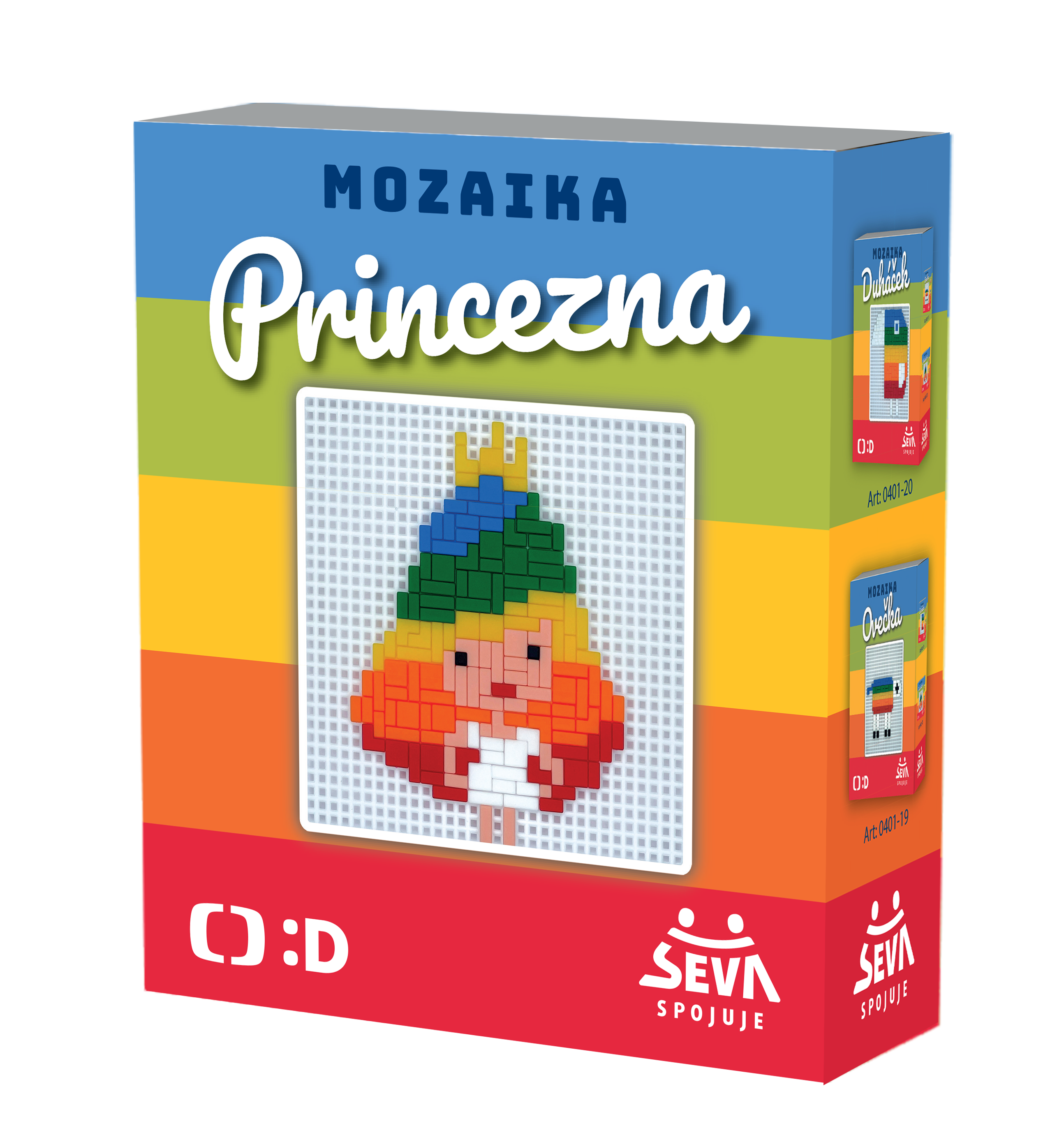 Mozaika - Princezna / Mozaika - Duháček / Mozaika - Ovečka