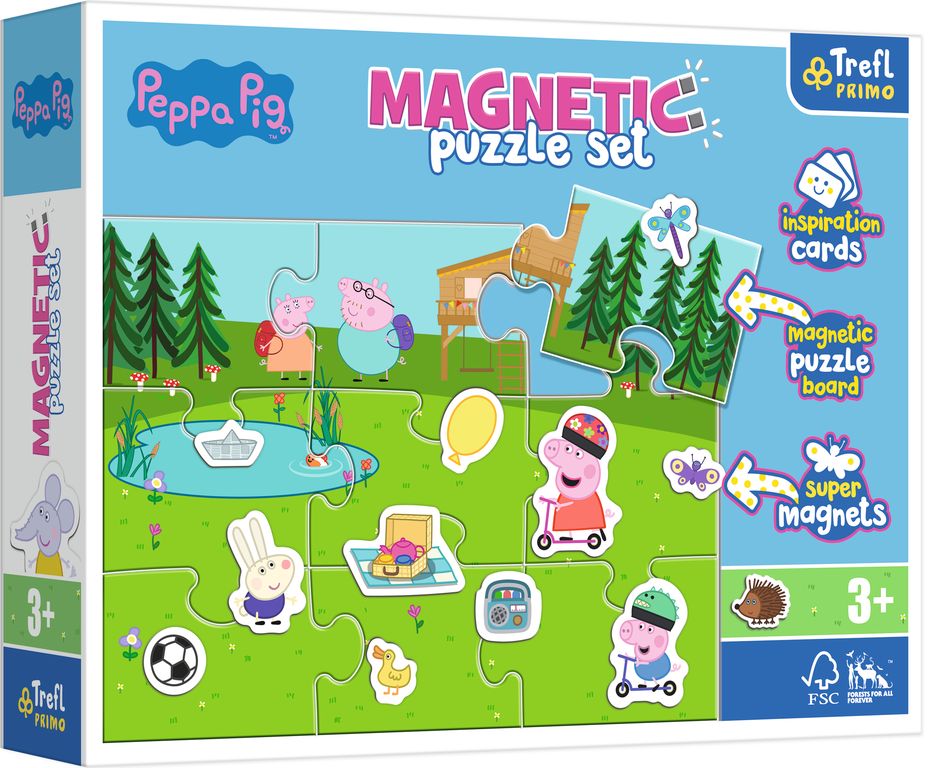 Magnetická puzzle sada Prasátko Pepina