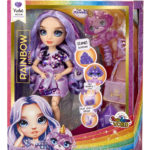 120223EU 120209EU Classic Rainbow Fashion Doll Violet Purple FP PKG L