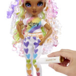 594147C3 501077C3 Rainbow High Color and Create Fashion Doll Purple Eyes FP 0010